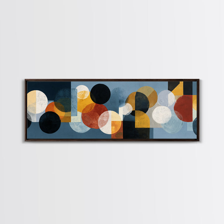 Single Brushstroke Circle Canvas Print, Minimalist Art, Large Wall Art, Living Room Decor, Fine Art, Minimal, Japanese Wall Art, MIN-3x1-38