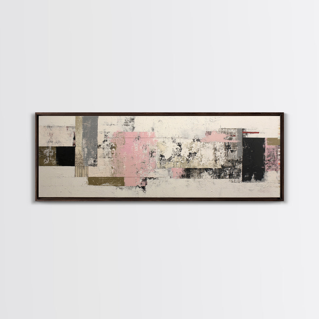 Small Cloud Study Canvas Print, Minimalist Art, Modern Art, Living Room Decor, Oil Painting, Minimal, Minimalist Decor, MIN-3x1-61