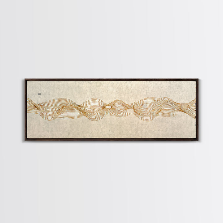 Minimal Cat Line Drawing Framed Canvas Print, Minimalist Art, Digital Wall Art, Living Room Decor, Abstract Art, Minimal, MIN-3x1-87