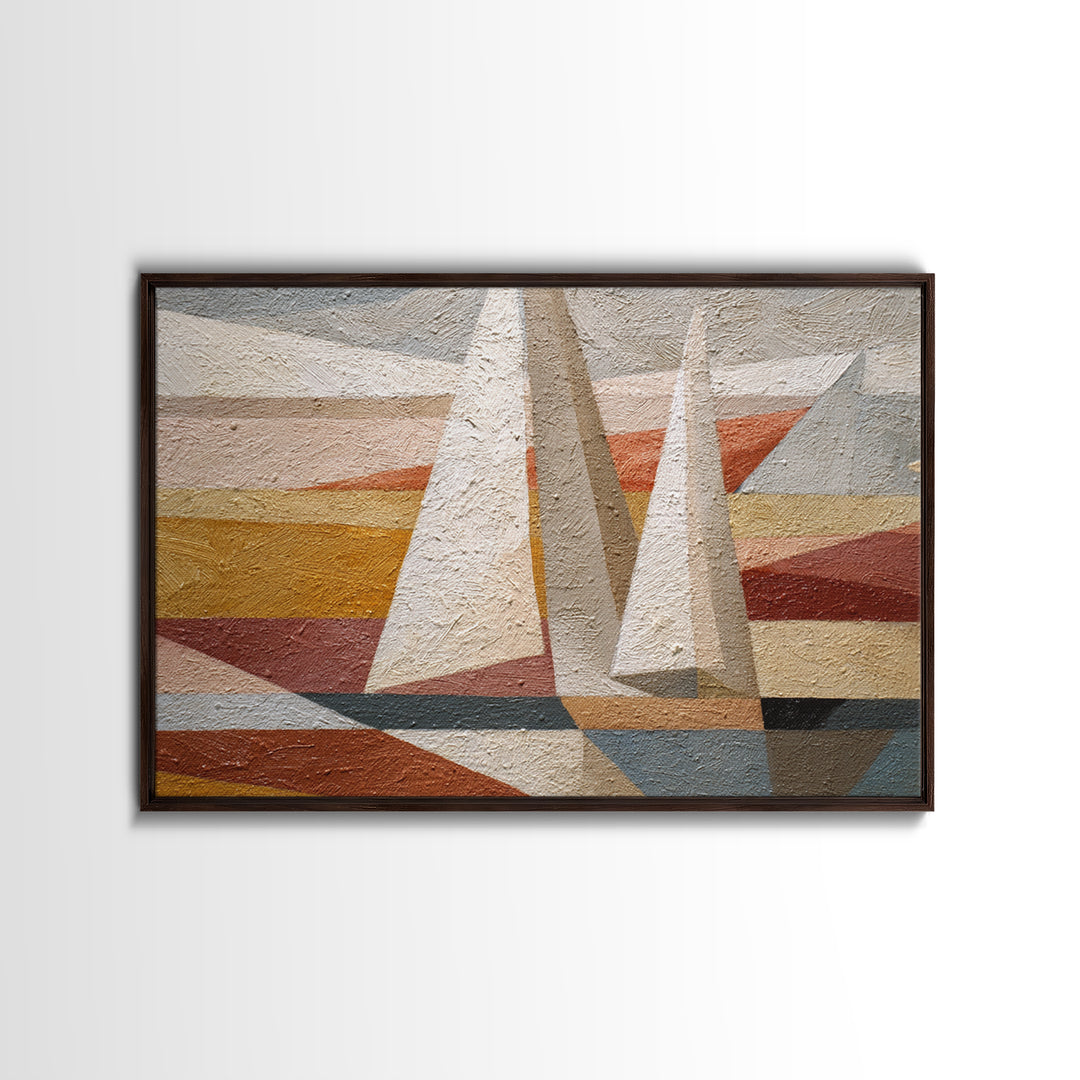 Tiny Sailboat under Open Sky Canvas Print, Minimalist Art, Printable Art, Living Room Decor, Fine Art, Minimal, Neutral Decor, MIN-3x2-66