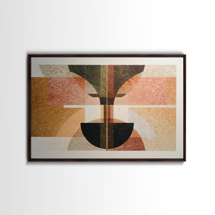 Rocket Ship in Retro Space Age Design Canvas Print, Midcentury Modern Art, Living Room Wall Art, Living Room Decor, Retro, MMA-3x2-90