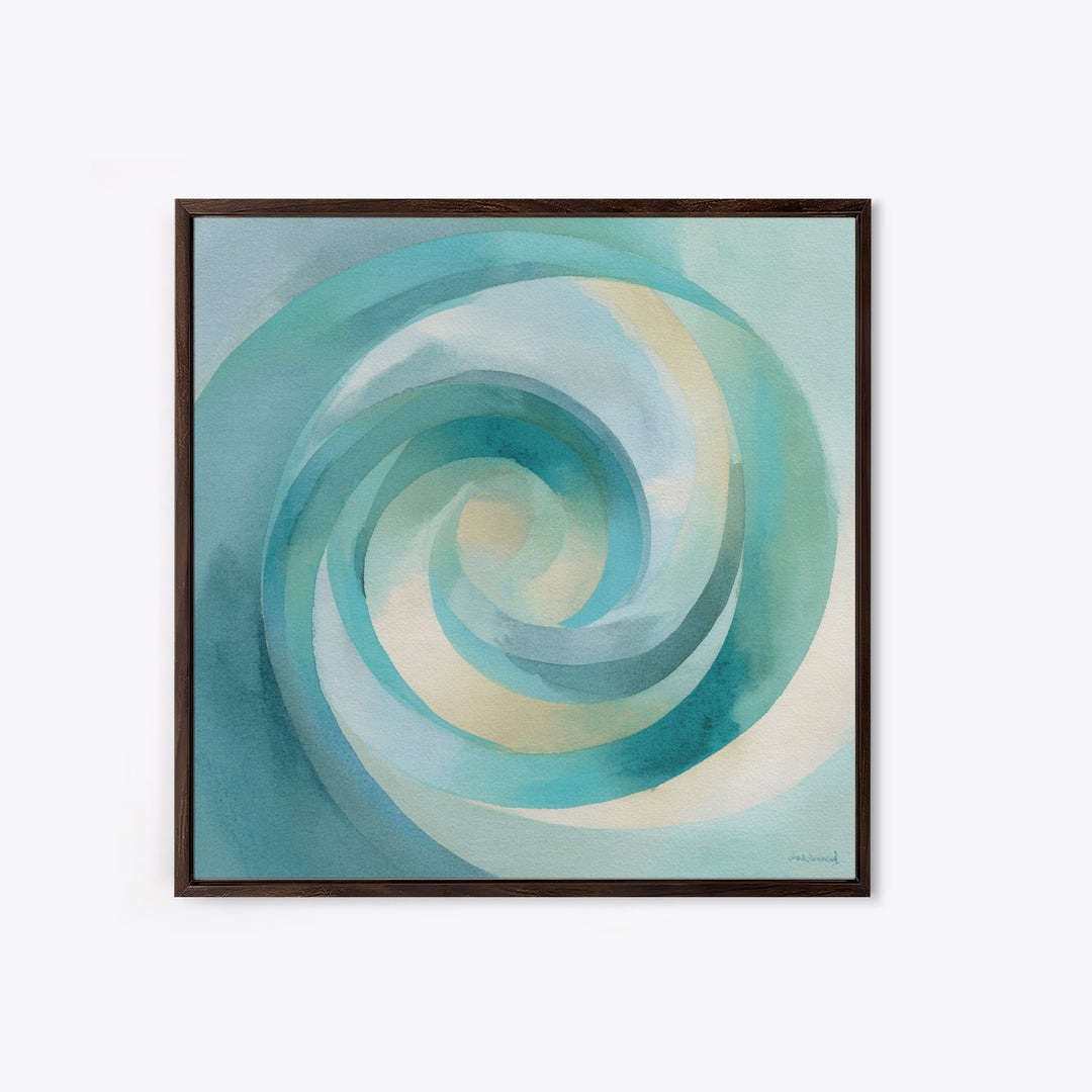 Abstract Healing Spiral Canvas Print, Medical Office Art, Printable Card, Office Decor, Abstract Art, Calm, School Nurse Art, MOA-1x1-15