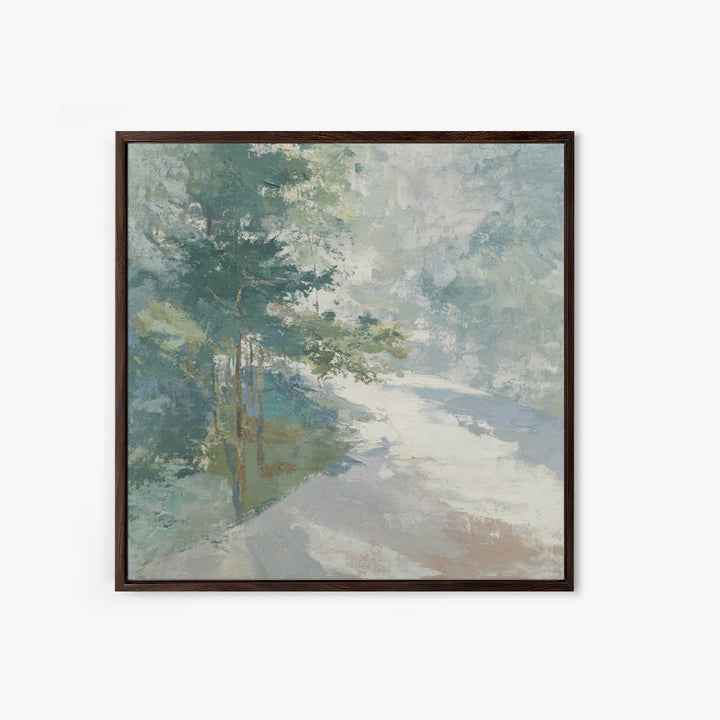 Gentle Forest Path Canvas Print, Medical Office Art, School Nurse Art, Office Decor, Fine Art, Calm, Luxury Decor, Art Print, MOA-1x1-17