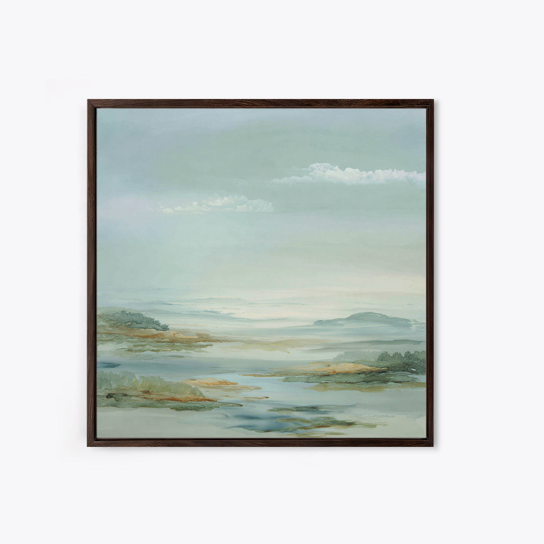 Large Neutral Landscape Framed Canvas Print, Medical Office Art, Art Print, Office Decor, Fine Art, Calm, Printable Art, MOA-1x1-40