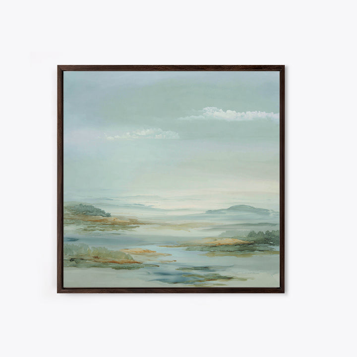 Large Neutral Landscape Framed Canvas Print, Medical Office Art, Art Print, Office Decor, Fine Art, Calm, Printable Art, MOA-1x1-40