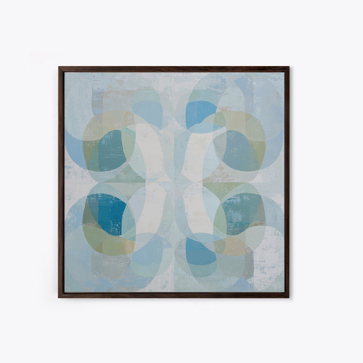 Calming Blue Abstract Canvas Print, Medical Office Art, Modern Decor, Office Decor, Abstract Art, Calm, Home Decor, Wall Decor, MOA-1x1-49