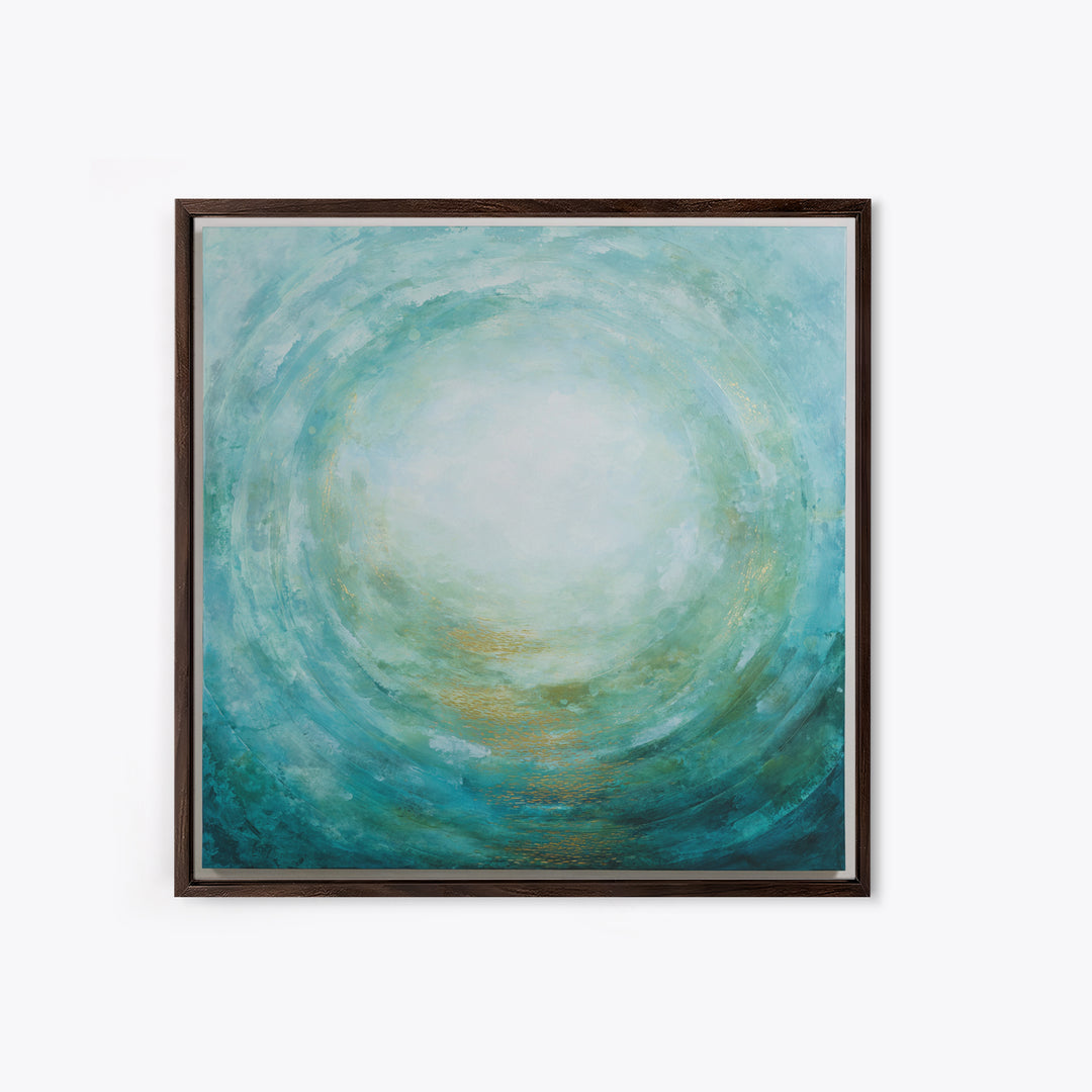 Abstract Healing Spiral Framed Canvas Print, Medical Office Art, Medical School, Office Decor, Fine Art, Calm, Minimalist Decor, MOA-1x1-63