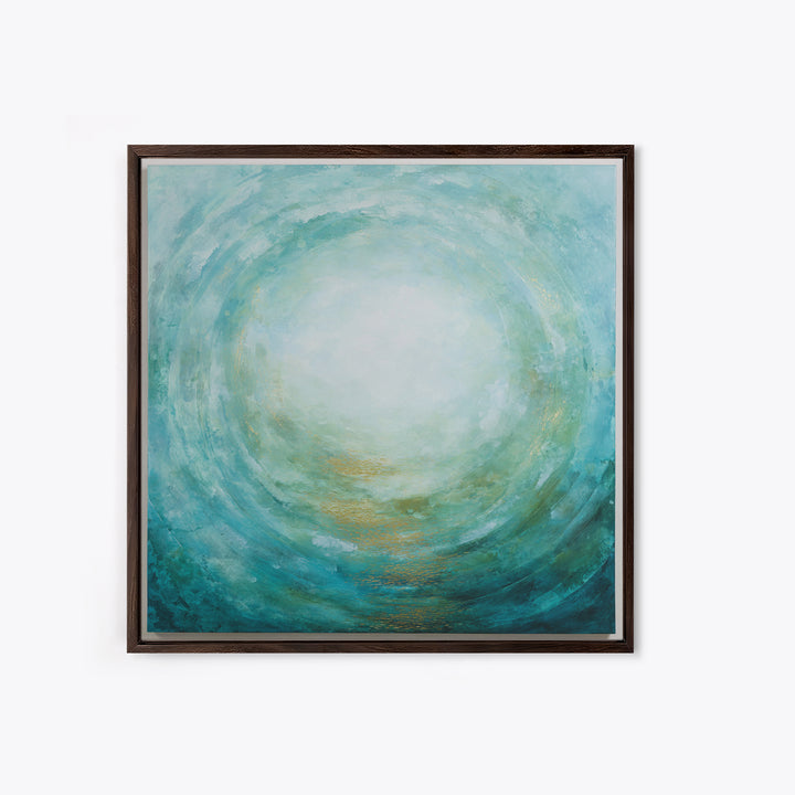 Abstract Healing Spiral Framed Canvas Print, Medical Office Art, Medical School, Office Decor, Fine Art, Calm, Minimalist Decor, MOA-1x1-63