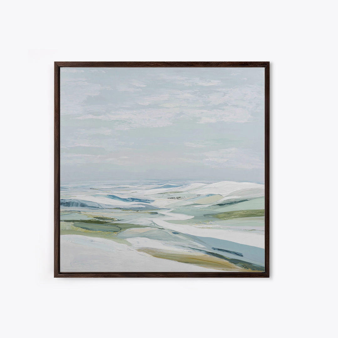 Large Neutral Landscape Framed Canvas Print, Medical Office Art, Brain Poster, Office Decor, Fine Art, Calm, Medical School, MOA-1x1-64