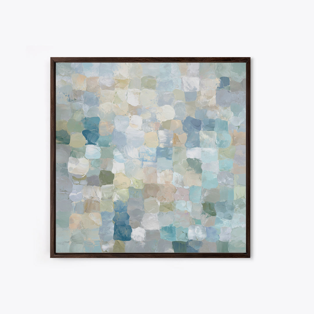 Subtle Marble Texture Framed Canvas Print, Medical Office Art, Gallery Decor, Office Decor, Fine Art, Calm, Contemporary Art, MOA-1x1-67
