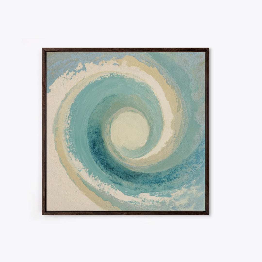 Abstract Healing Spiral Canvas Print, Medical Office Art, Boho Decor, Office Decor, Abstract Art, Calm, Printable Wall Art, MOA-1x1-87