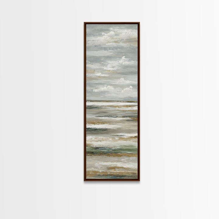 Large Neutral Landscape Framed Canvas Print, Medical Office Art, Printable Card, Office Decor, Fine Art, Calm, School Nurse Art, MOA-1x3-76