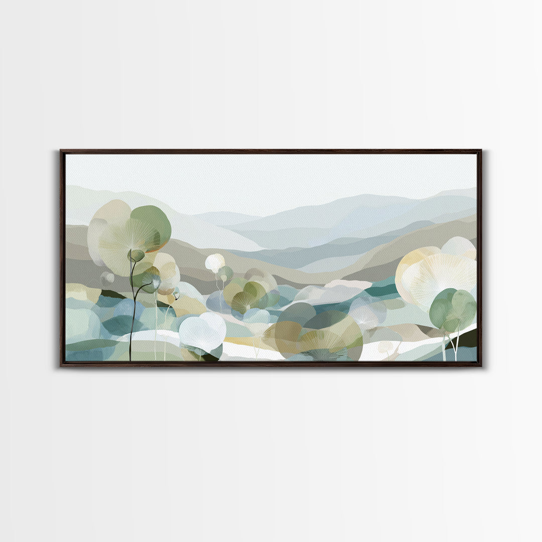 Clean Geometric Composition Framed Canvas Print, Medical Office Art, Luxury Decor, Office Decor, Calm, Digital Wall Art, MOA-2x1-30