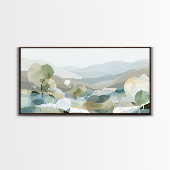 Clean Geometric Composition Framed Canvas Print, Medical Office Art, Luxury Decor, Office Decor, Calm, Digital Wall Art, MOA-2x1-30