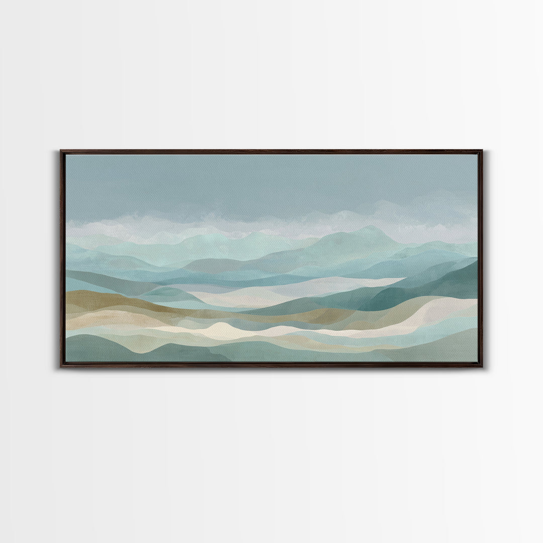 Simple Line Figure Framed Canvas Print, Medical Office Art, Fine Art Print, Office Decor, Fine Art, Calm, Wall Decor, MOA-2x1-38