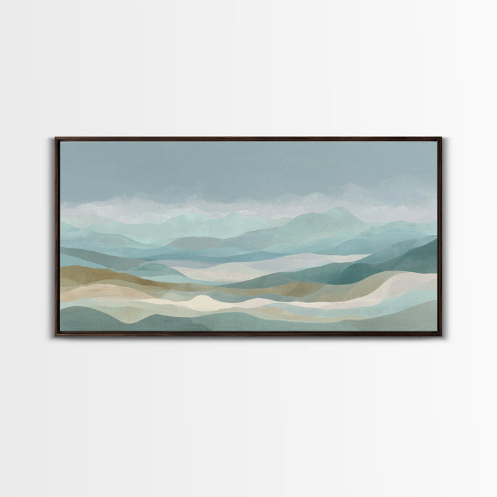 Simple Line Figure Framed Canvas Print, Medical Office Art, Fine Art Print, Office Decor, Fine Art, Calm, Wall Decor, MOA-2x1-38