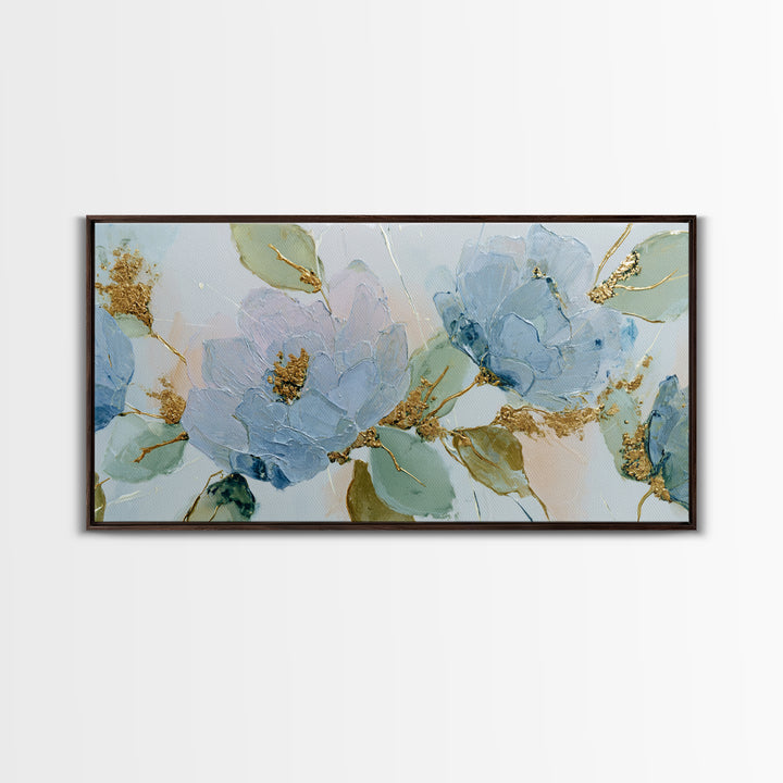 Lavender Botanical Still Life Canvas Print, Medical Office Art, Contemporary Art, Office Decor, Fine Art, Calm, Animal Art, MOA-2x1-41