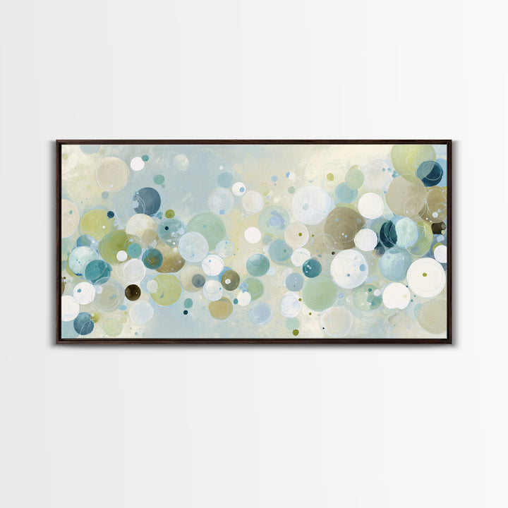 Abstract Cells and Circles as Soothing Pattern Canvas Print, Medical Office Art, Printable Art, Office Decor, Abstract Art, MOA-2x1-49