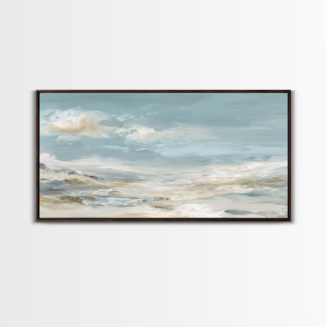Sky and Cloud Scene Canvas Print, Medical Office Art, Medical Student Gift, Office Decor, Oil Painting, Calm, Anatomy Poster, MOA-2x1-53