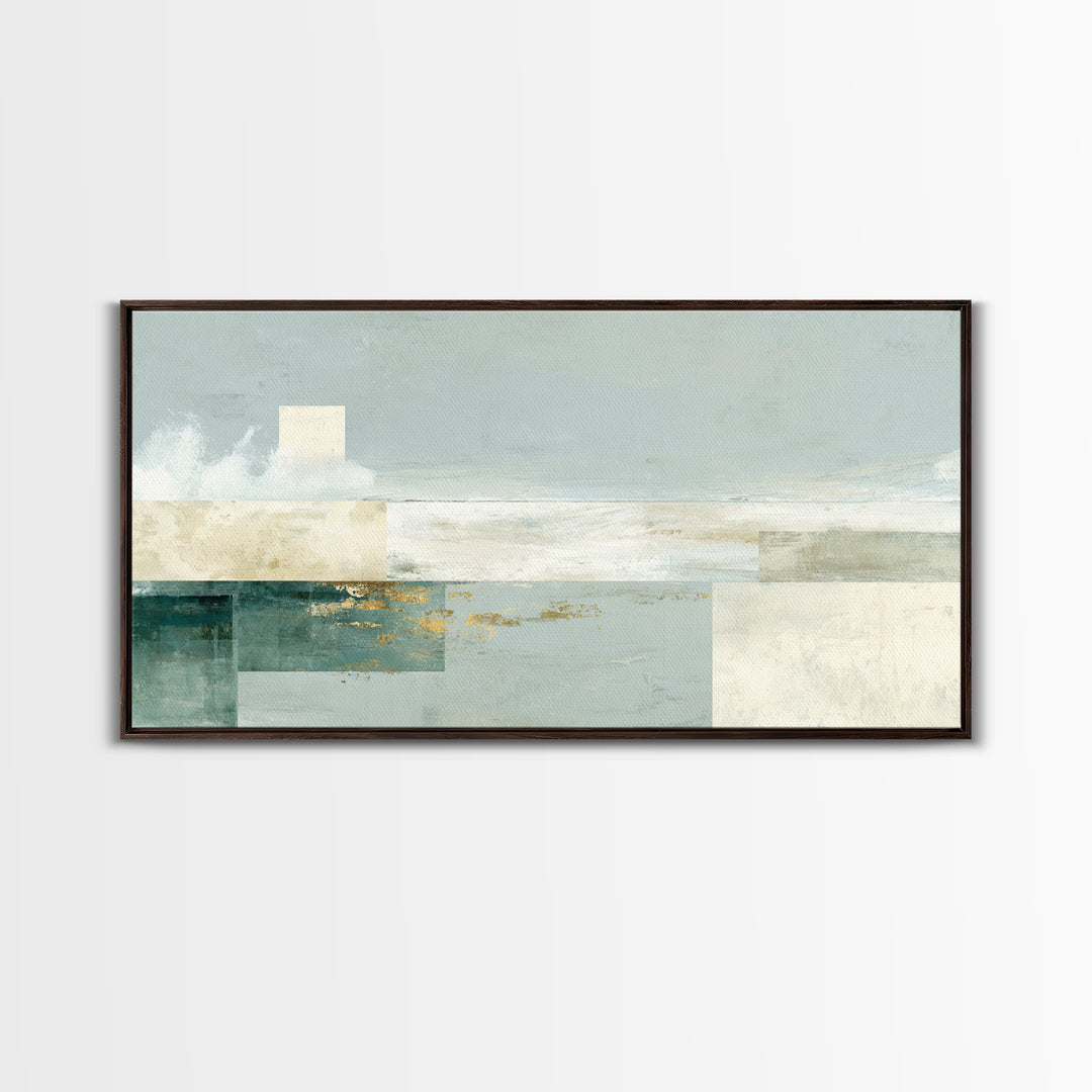 Clean Geometric Composition Canvas Print, Medical Office Art, Contemporary Art, Office Decor, Abstract Art, Calm, Animal Art, MOA-2x1-54
