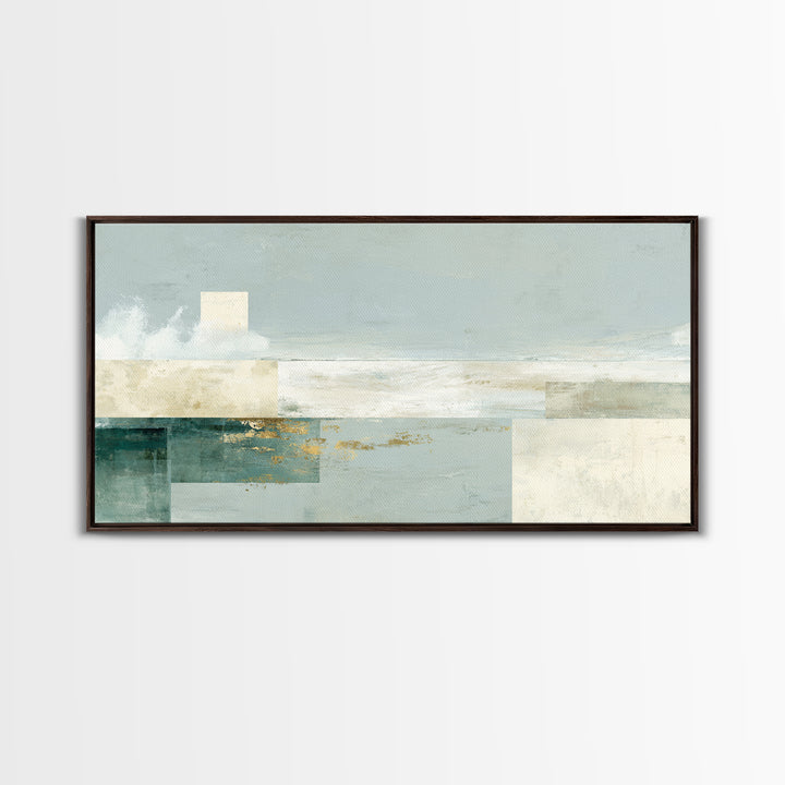 Clean Geometric Composition Canvas Print, Medical Office Art, Contemporary Art, Office Decor, Abstract Art, Calm, Animal Art, MOA-2x1-54