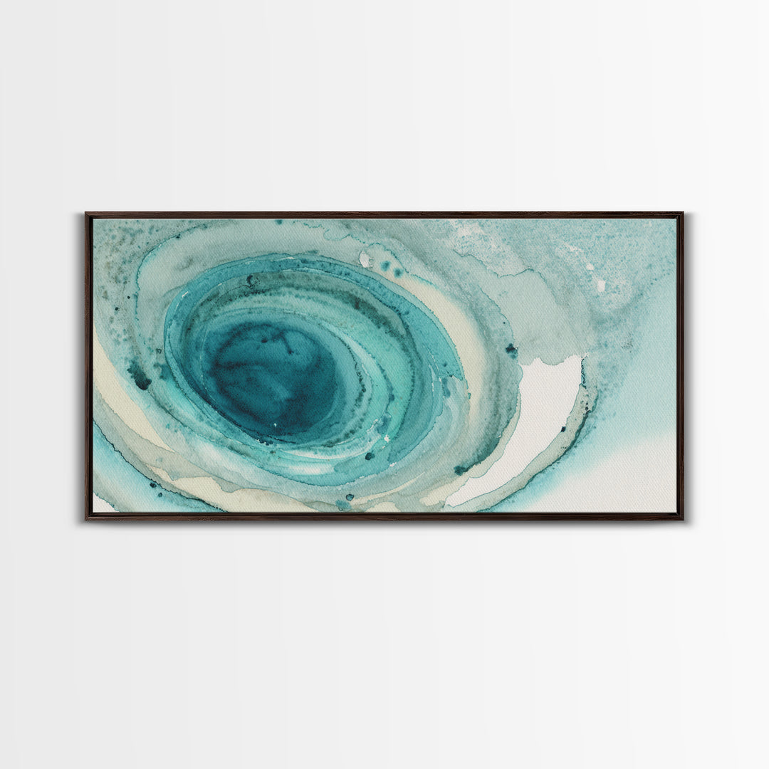 Abstract Healing Spiral Framed Canvas Print, Medical Office Art, Anatomy Poster, Office Decor, Abstract Art, Calm, Modern Decor, MOA-2x1-59