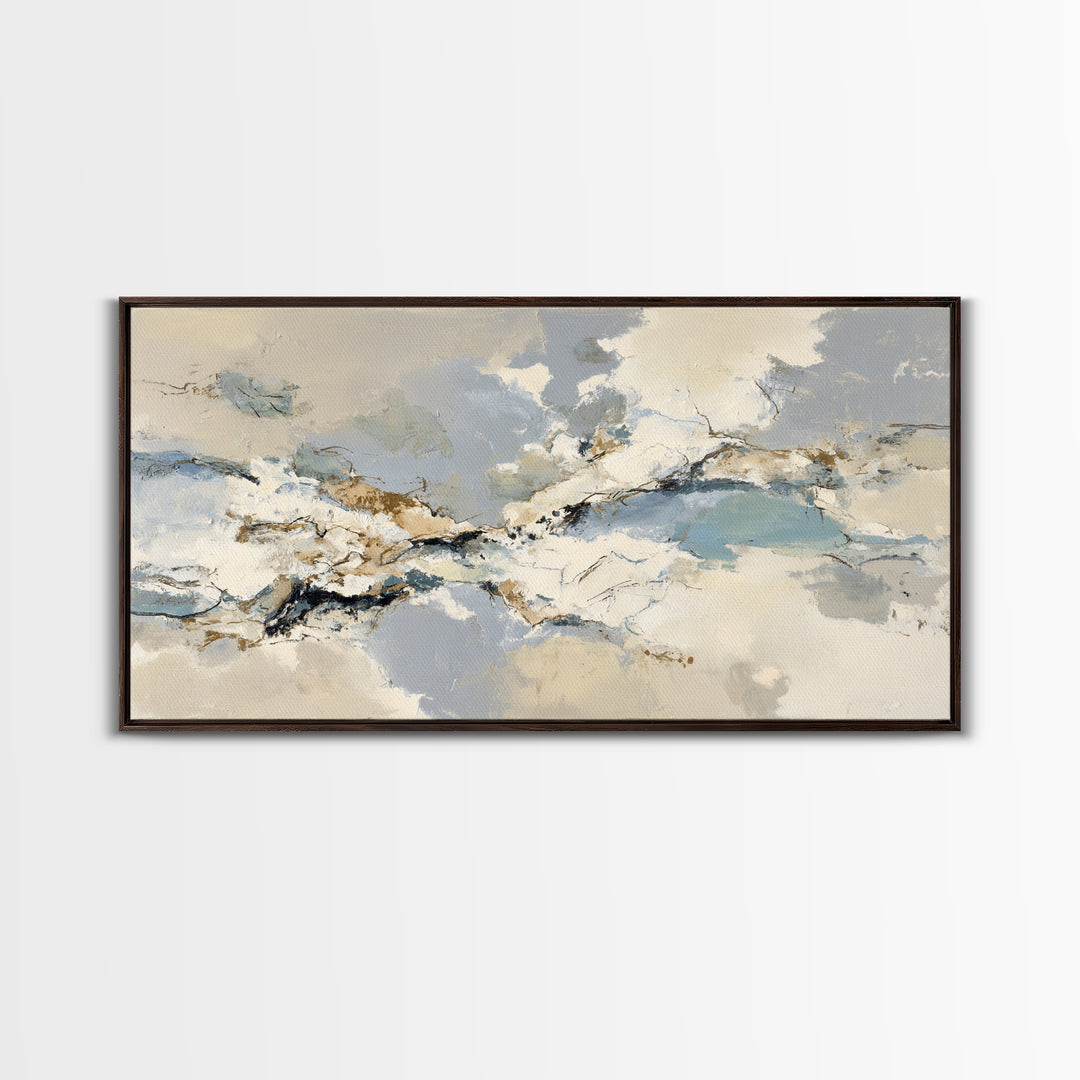 Simple Line Figure Canvas Print, Medical Office Art, Room Decor, Office Decor, Oil Painting, Calm, Medical Student Gift, MOA-2x1-62