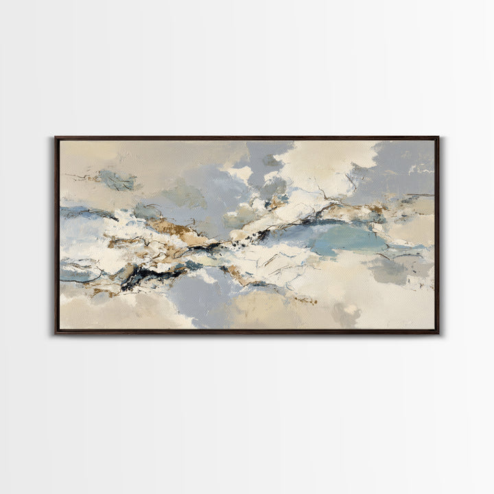 Simple Line Figure Canvas Print, Medical Office Art, Room Decor, Office Decor, Oil Painting, Calm, Medical Student Gift, MOA-2x1-62