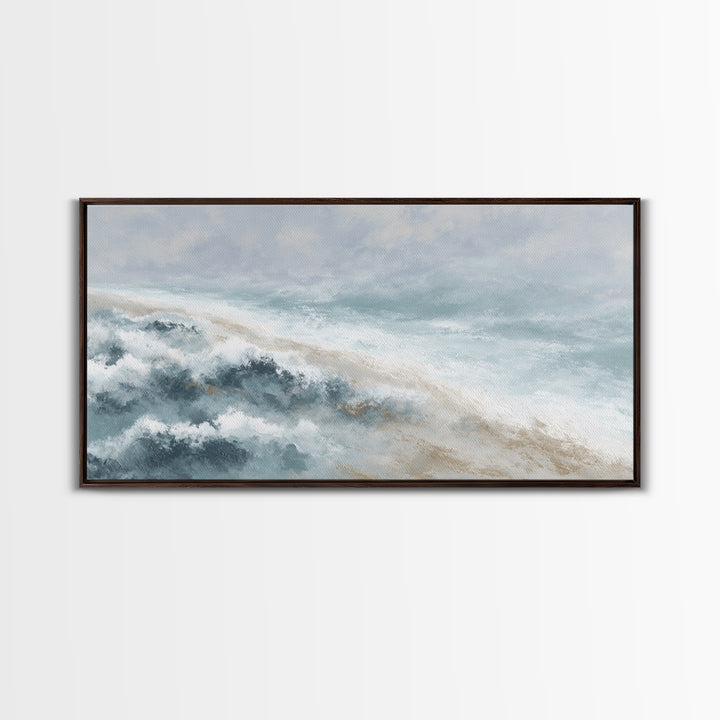 Subtle Marble Texture Canvas Print, Medical Office Art, Medical Decor, Office Decor, Calm, Science Art, Neuroscience Art, MOA-2x1-63