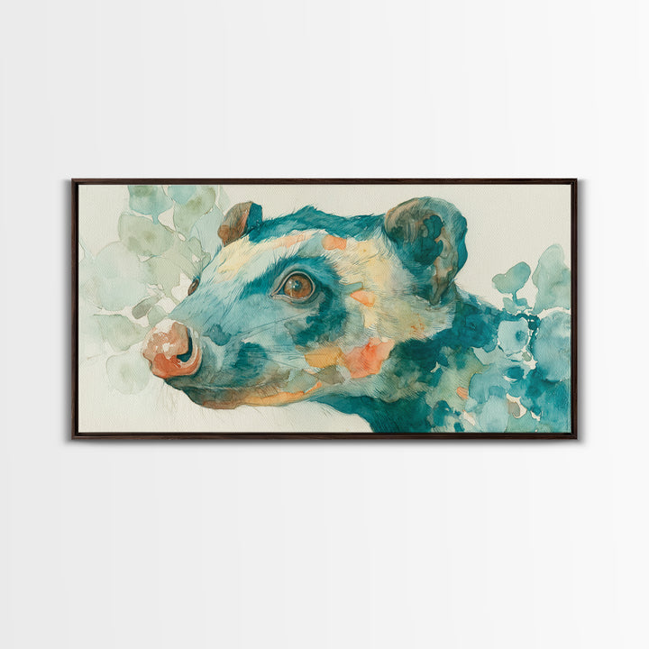 Subtle Marble Texture Framed Canvas Print, Medical Office Art, Educational Poster, Office Decor, Fine Art, Calm, Fine Art Print, MOA-2x1-87