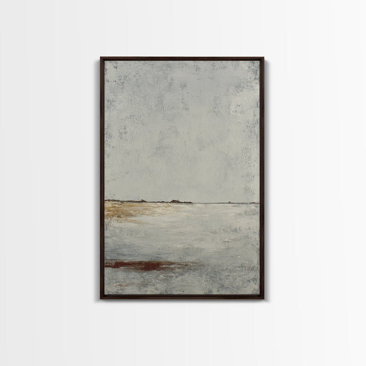 Peaceful Ocean Horizon Framed Canvas Print, Medical Office Art, Minimalist Decor, Office Decor, Calm, Dental Office Decor, MOA-2x3-12