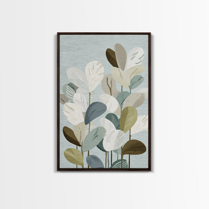 Clean Geometric Composition Framed Canvas Print, Medical Office Art, Room Decor, Office Decor, Abstract Art, Calm, MOA-2x3-18