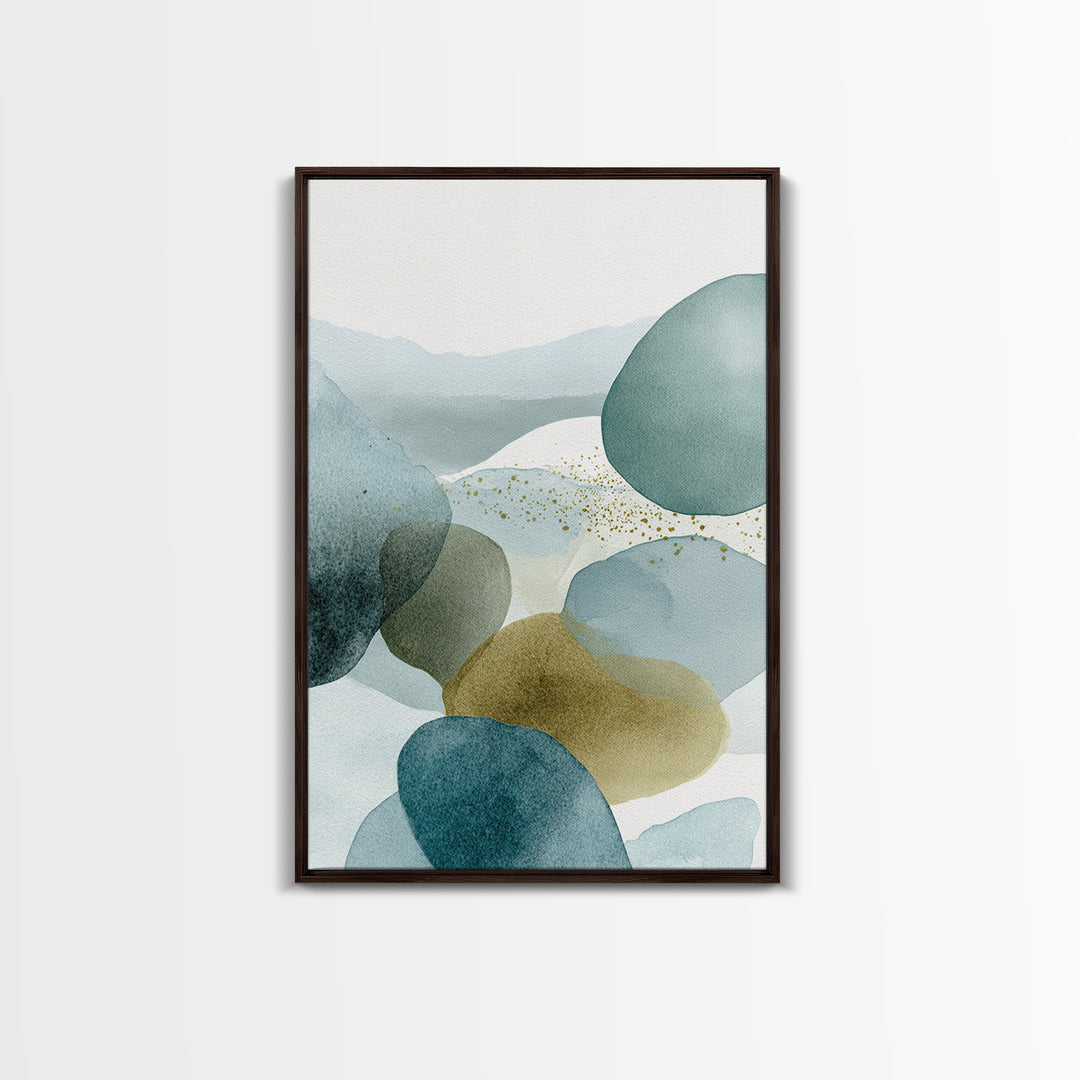 Simple Line Figure Framed Canvas Print, Medical Office Art, Boho Decor, Office Decor, Fine Art, Calm, Printable Wall Art, MOA-2x3-26