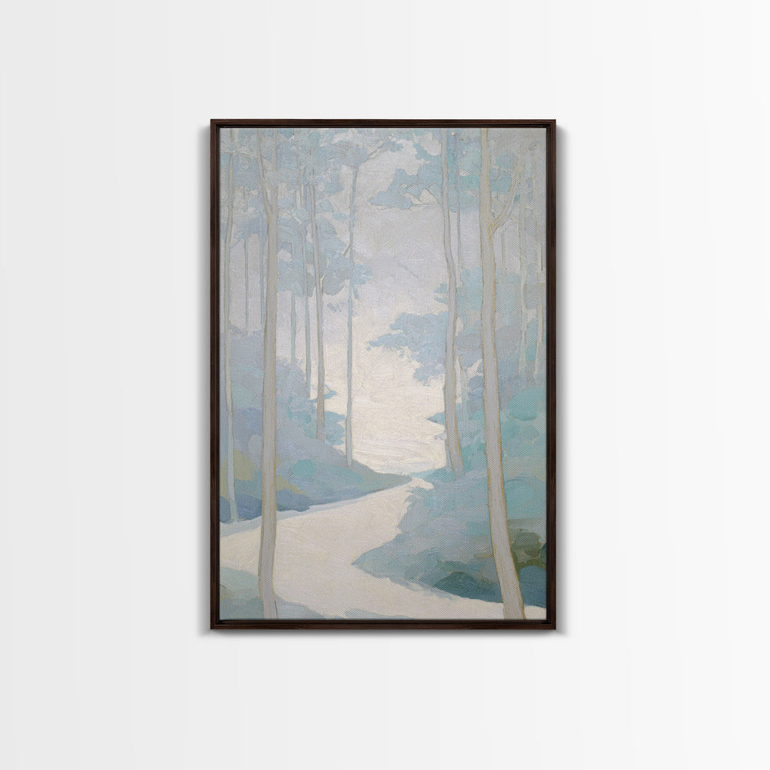 Gentle Forest Path Canvas Print, Medical Office Art, Digital Wall Art, Office Decor, Fine Art, Calm, Healthcare Wall Art, MOA-2x3-49
