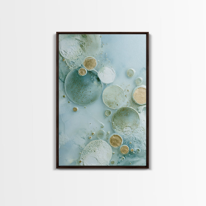 Abstract Cells and Circles as Soothing Pattern Canvas Print, Medical Office Art, Minimalist Art, Office Decor, Fine Art, Calm, MOA-2x3-61