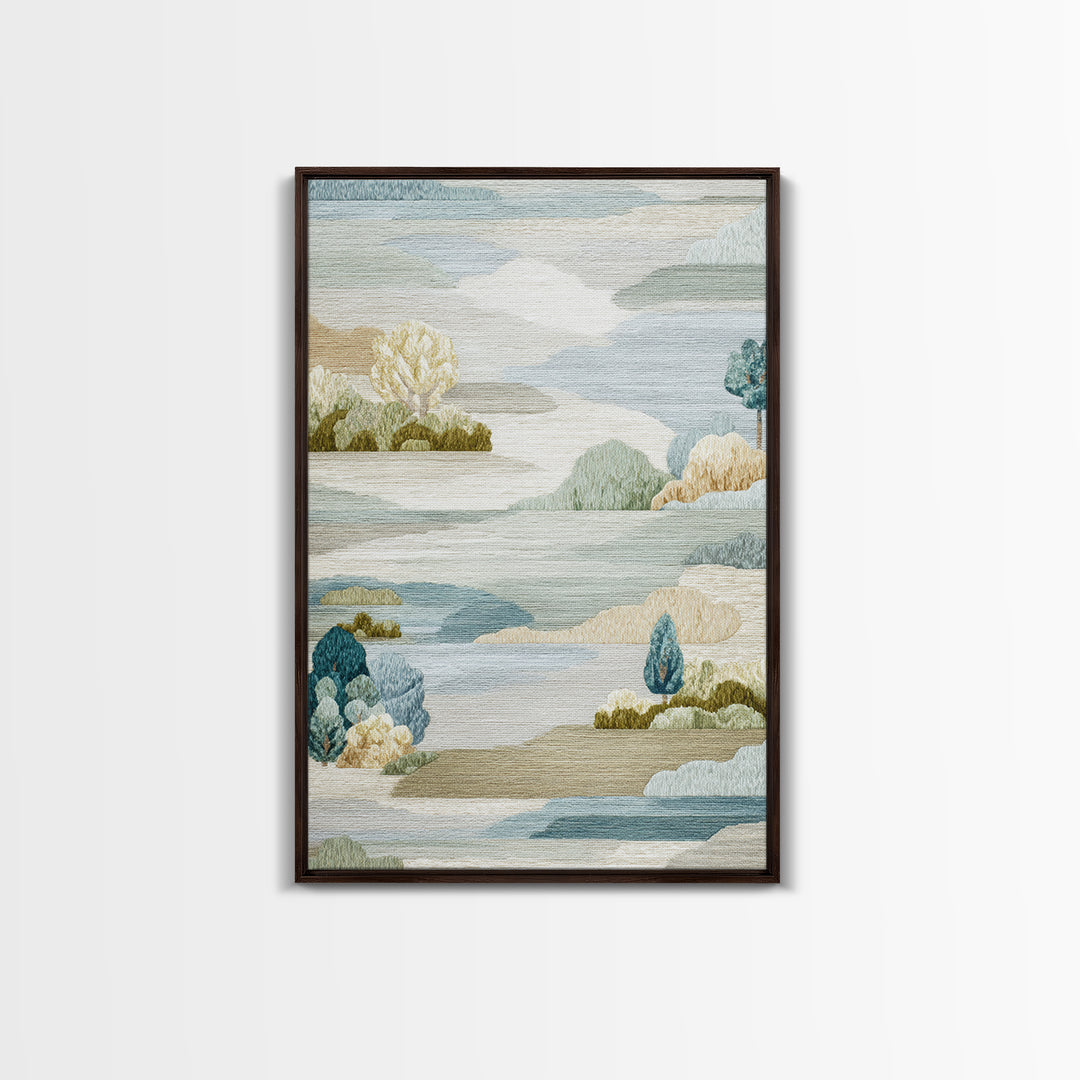 Clean Geometric Composition Canvas Print, Medical Office Art, Home Decor, Office Decor, Calm, Medical Art, Medical Decor, MOA-2x3-66