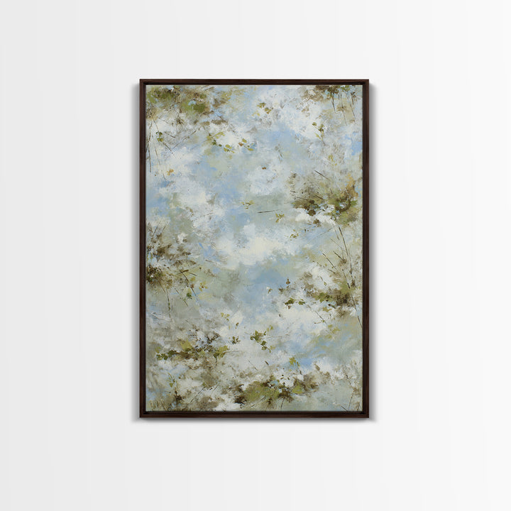 Sunlit Meadow with Wildflowers and Calm Mood Canvas Print, Medical Office Art, Medical Student Gift, Office Decor, Calm, MOA-2x3-68