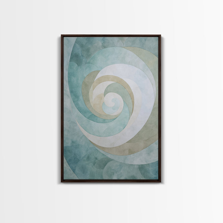 Abstract Healing Spiral Canvas Print, Medical Office Art, Digital Wall Art, Office Decor, Fine Art, Calm, Healthcare Wall Art, MOA-2x3-71