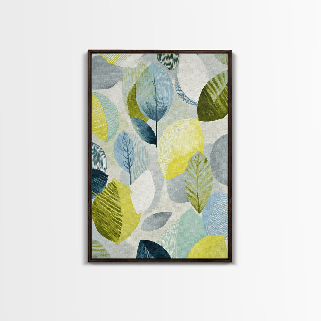 Fresh Citrus and Leaves for Bright Optimism Framed Canvas Print, Medical Office Art, Anatomy Poster, Office Decor, Oil Painting, MOA-2x3-8