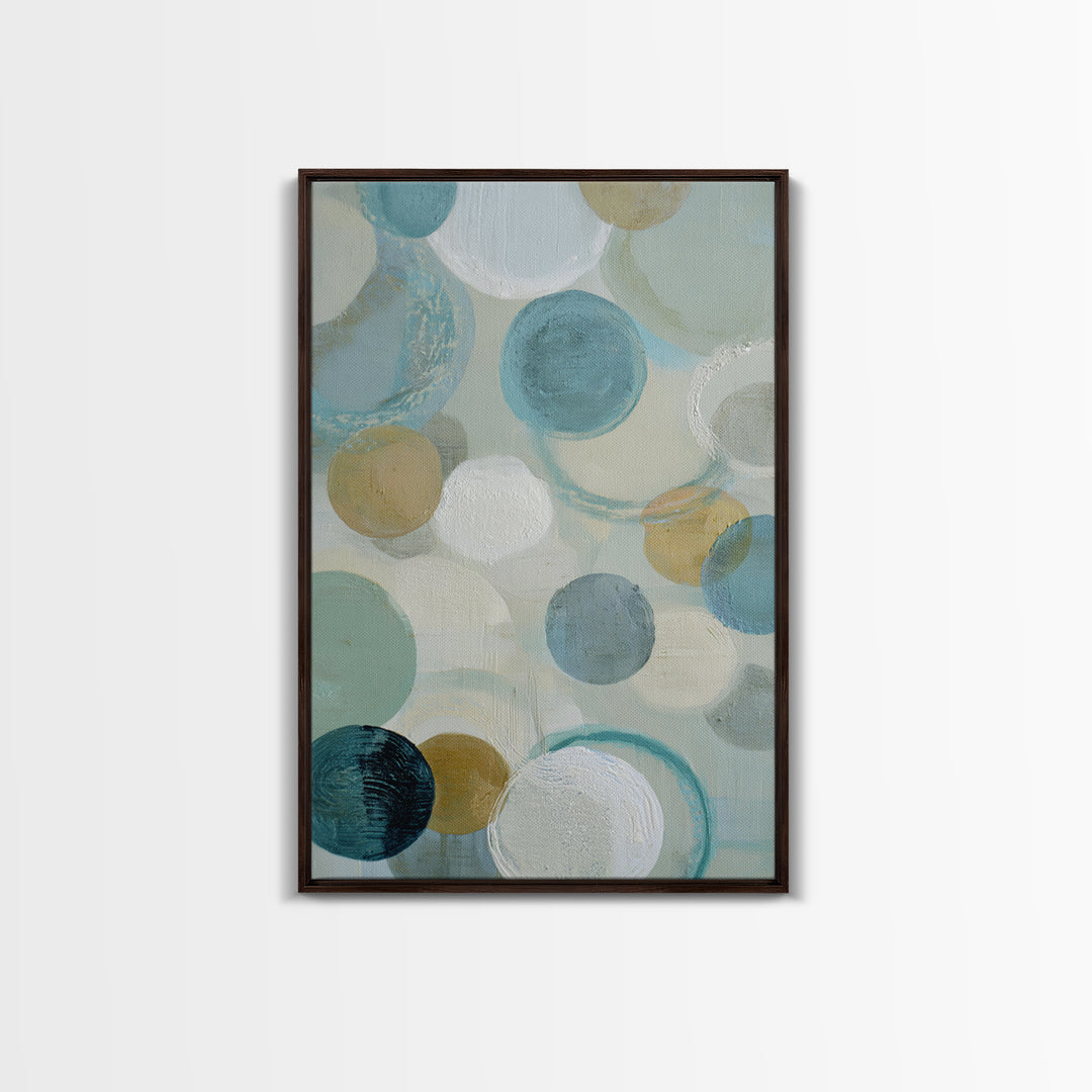 Abstract Cells and Circles as Soothing Pattern Canvas Print, Medical Office Art, Medical Office Decor, Office Decor, Calm, MOA-2x3-85