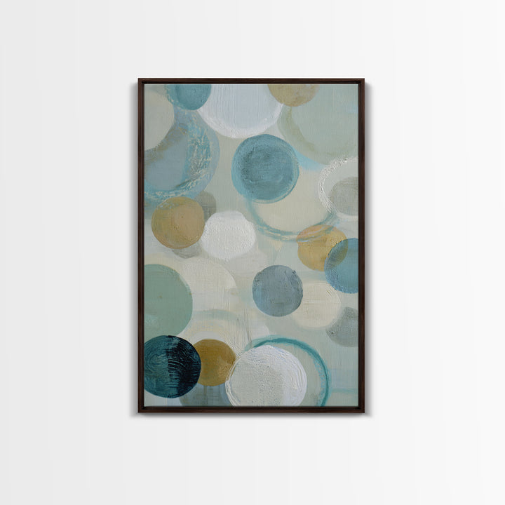 Abstract Cells and Circles as Soothing Pattern Canvas Print, Medical Office Art, Medical Office Decor, Office Decor, Calm, MOA-2x3-85