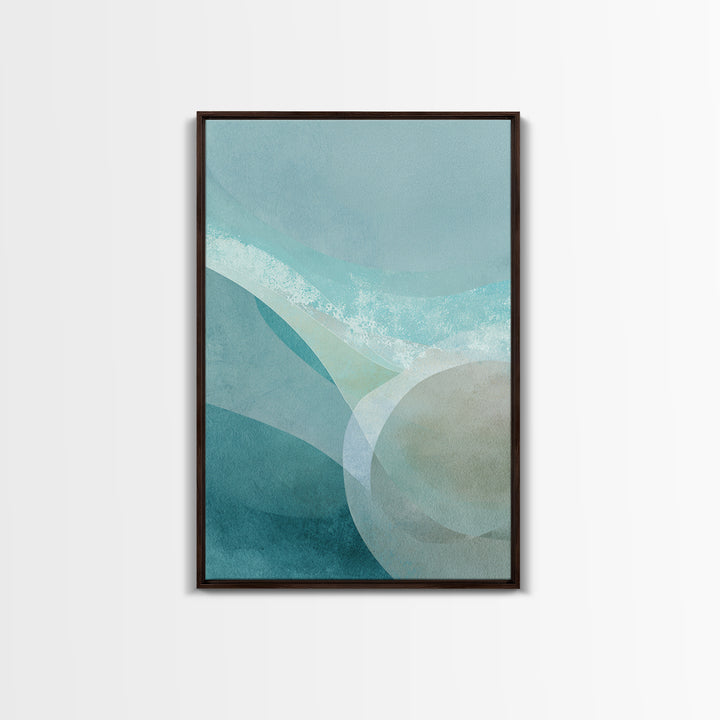 Calming Blue Abstract Canvas Print, Medical Office Art, Wall Decor, Office Decor, Abstract Art, Calm, Medical Office Decor, MOA-2x3-9