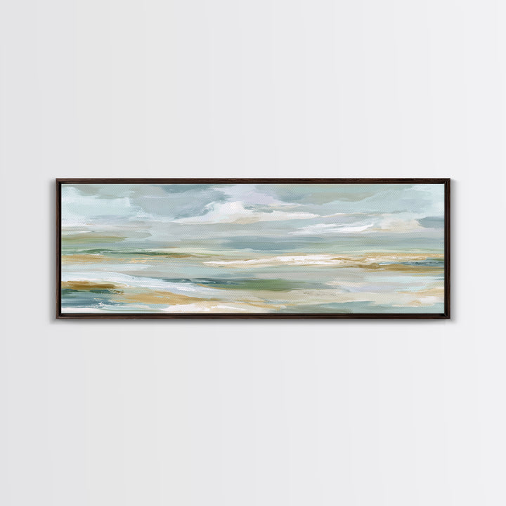 Sky and Cloud Scene Framed Canvas Print, Medical Office Art, Medical Art, Office Decor, Calm, Biology Art, Nurse Wall Art, MOA-3x1-1