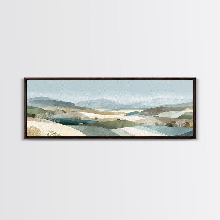 Clean Geometric Composition Canvas Print, Medical Office Art, Dental Office Decor, Office Decor, Abstract Art, Calm, Brain Art, MOA-3x1-26