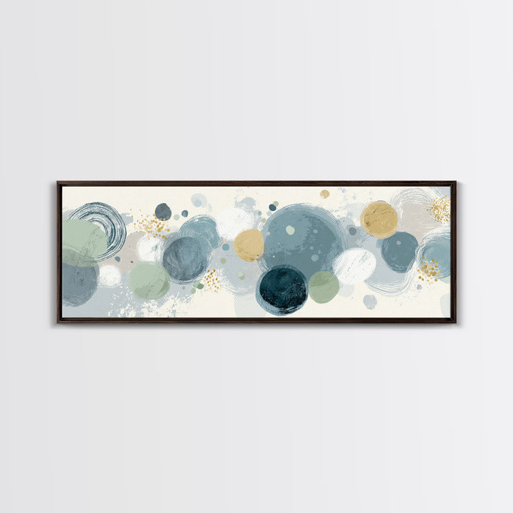 Abstract Cells and Circles as Soothing Pattern Canvas Print, Medical Office Art, Healthcare Wall Art, Office Decor, MOA-3x1-45