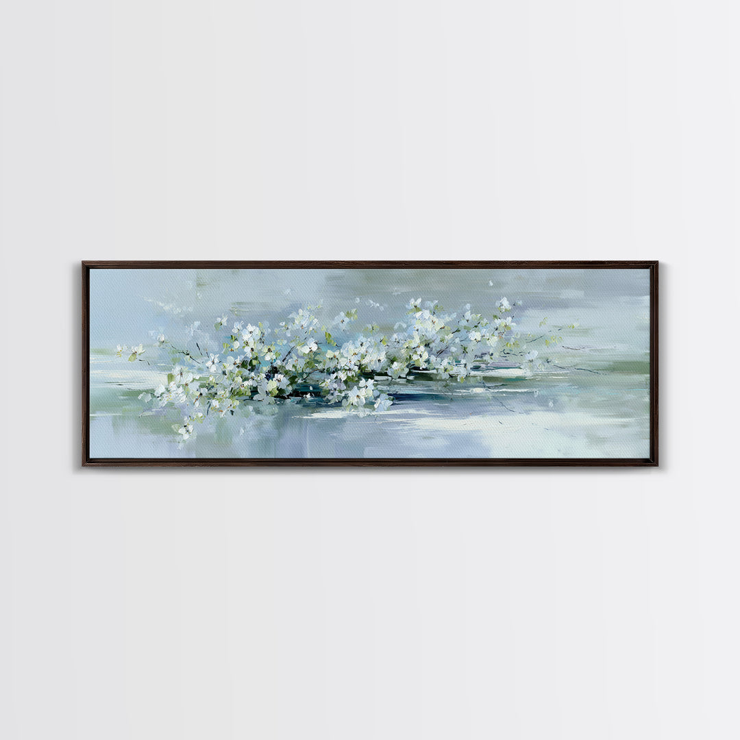Lavender Botanical Still Life Canvas Print, Medical Office Art, Anatomy Art, Office Decor, Watercolor Art, Calm, MOA-3x1-61