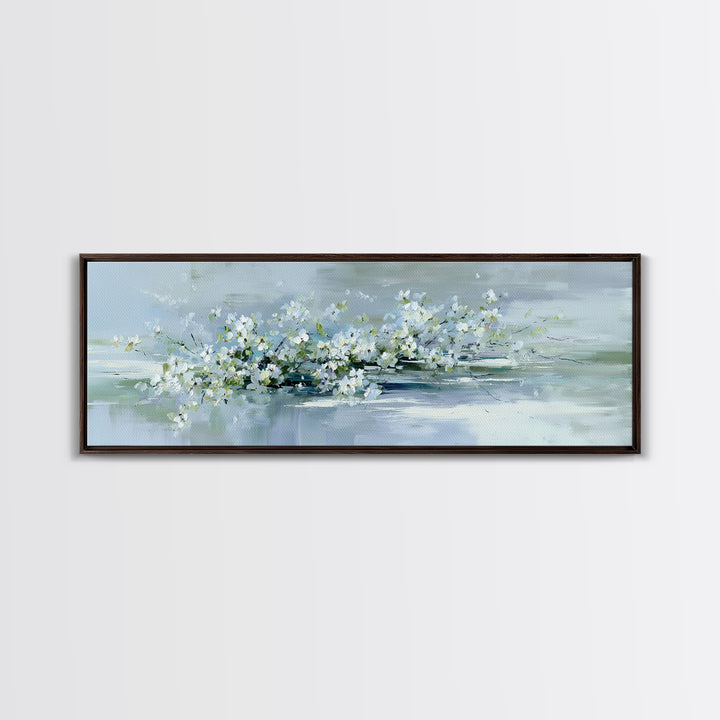 Lavender Botanical Still Life Canvas Print, Medical Office Art, Anatomy Art, Office Decor, Watercolor Art, Calm, MOA-3x1-61