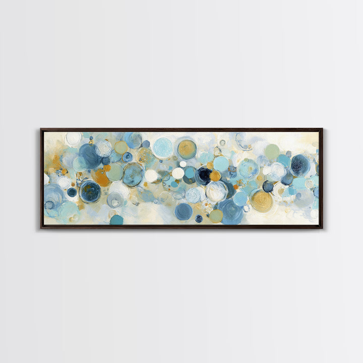 Abstract Cells and Circles as Soothing Pattern Canvas Print, Medical Office Art, Heart Anatomy Print, Office Decor, Calm, MOA-3x1-69