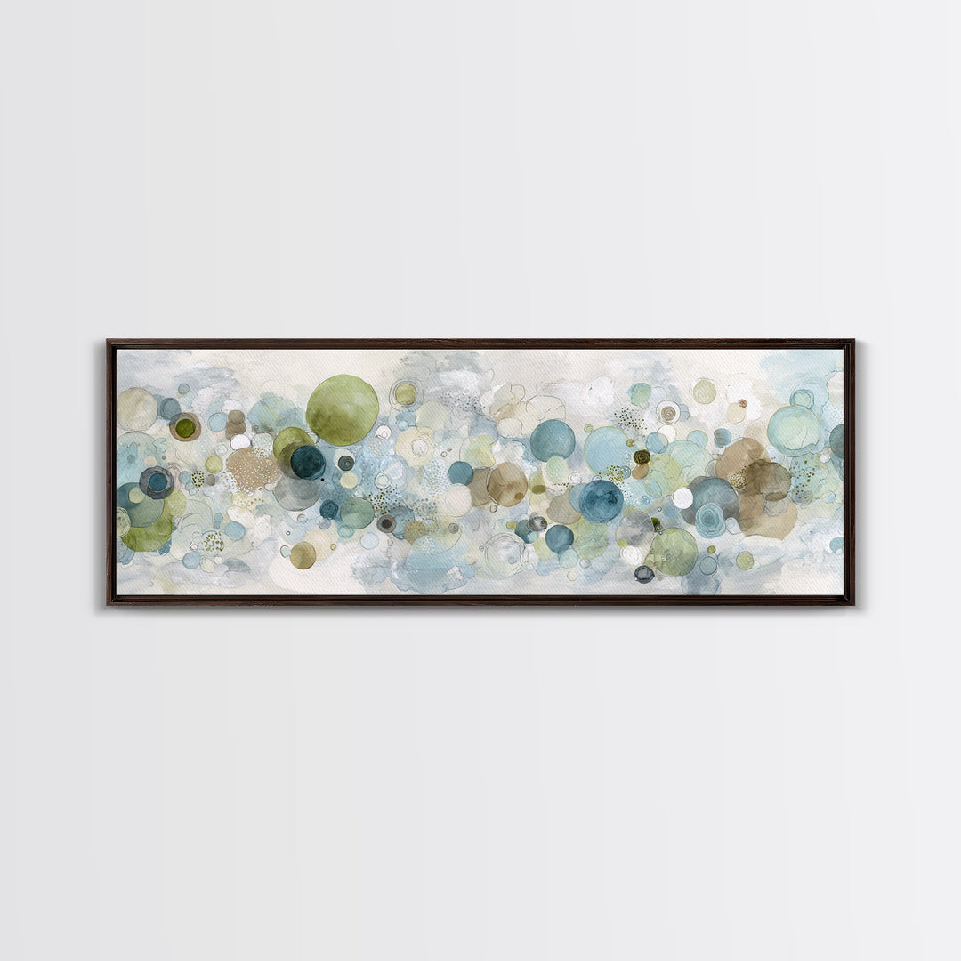 Abstract Cells and Circles as Soothing Pattern Canvas Print, Medical Office Art, Medical School, Office Decor, Fine Art, Calm, MOA-3x1-93
