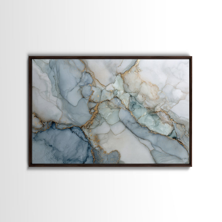 Subtle Marble Texture Framed Canvas Print, Medical Office Art, Anatomy Wall Art, Office Decor, Fine Art, Calm, Neuroscience Art, MOA-3x2-23